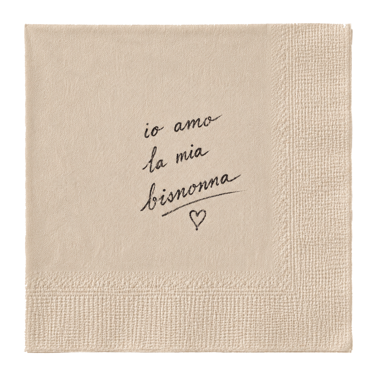 serviette de caf&eacute; &eacute;crite