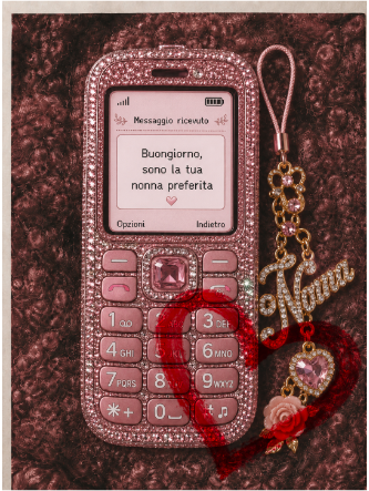 t&eacute;l&eacute;phone rose